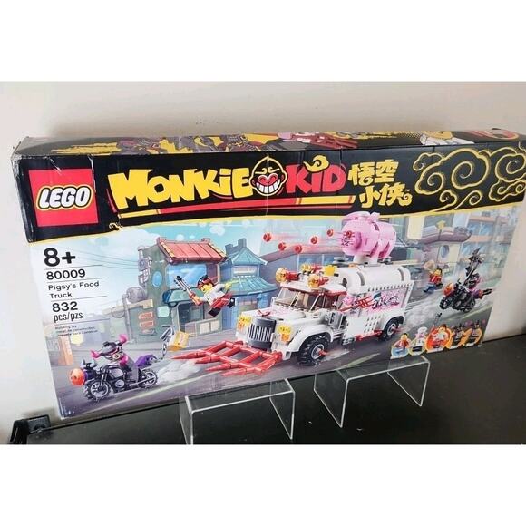 LEGO MONKIE KID 80009 Pigsy's Food Truck Kitchen & Command Center BOX DAMAGE - Picture 1 of 9